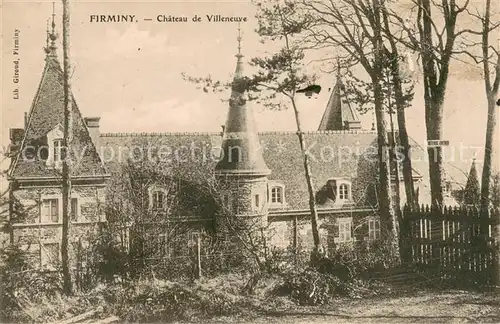 AK / Ansichtskarte Firminy Chateau de Villeneuve Firminy