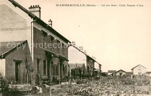 AK / Ansichtskarte Warmeriville Val de Bois Cites Jeanne d Arc Warmeriville