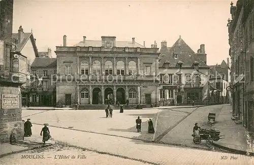 AK / Ansichtskarte Moulins_Allier Hotel de Ville Moulins Allier