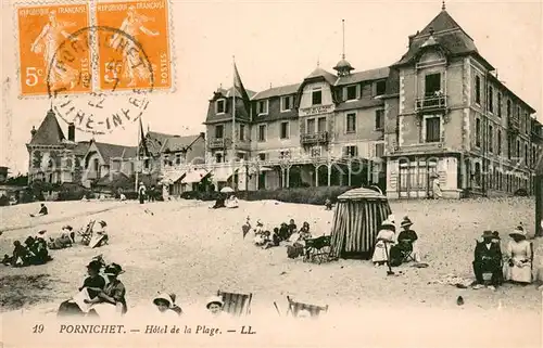 AK / Ansichtskarte Pornichet Hotel de la Plage Pornichet