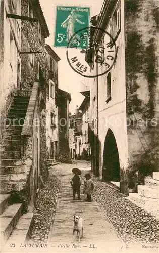 AK / Ansichtskarte La_Turbie Vieille rue La_Turbie