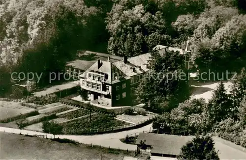 AK / Ansichtskarte Wingst Hotel Restaurant Waldschloesschen Dobrock Fliegeraufnahme Wingst