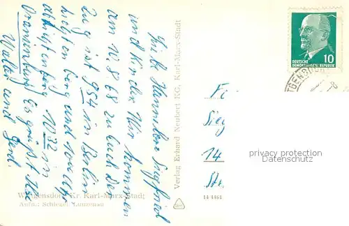 AK / Ansichtskarte Wittgensdorf Hauptstrasse Wittgensdorf