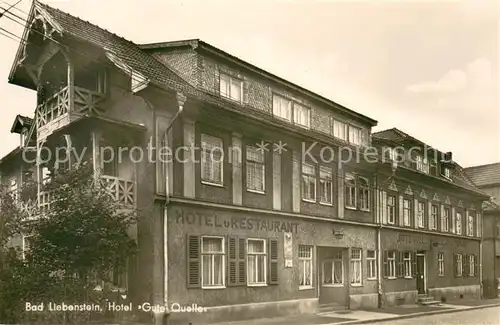 AK / Ansichtskarte Bad_Liebenstein Hotel Restaurant Gute Quelle Bad_Liebenstein