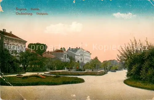AK / Ansichtskarte Oedenburg_Sopron Deakplatz Oedenburg Sopron
