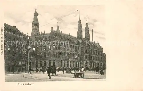 AK / Ansichtskarte Amsterdam_Niederlande Postkantoor Amsterdam_Niederlande