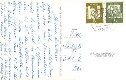 AK / Ansichtskarte Wehr_Baden Panorama Schwarzwald Wehr_Baden