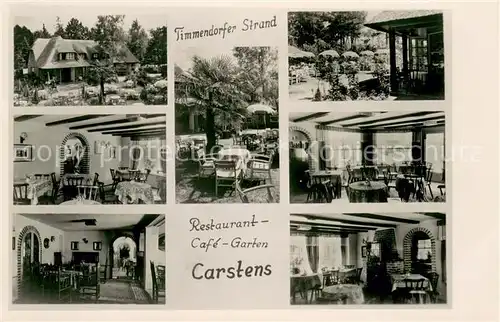 AK / Ansichtskarte Timmendorfer_Strand Restaurant Cafe Carstens Timmendorfer_Strand