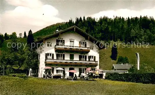 AK / Ansichtskarte Sachrang_Chiemgau Gaestehaus Pension Haus Elisabeth Sachrang Chiemgau