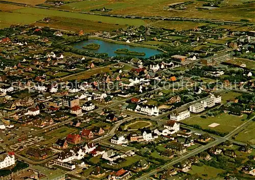 AK / Ansichtskarte Wenningstedt_Sylt Nordseebad Fliegeraufnahme  Wenningstedt_Sylt