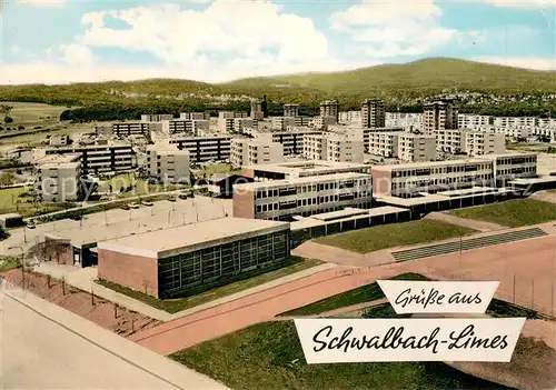 AK / Ansichtskarte Schwalbach_Taunus Panorama Wohnsiedlung Fliegeraufnahme Schwalbach Taunus