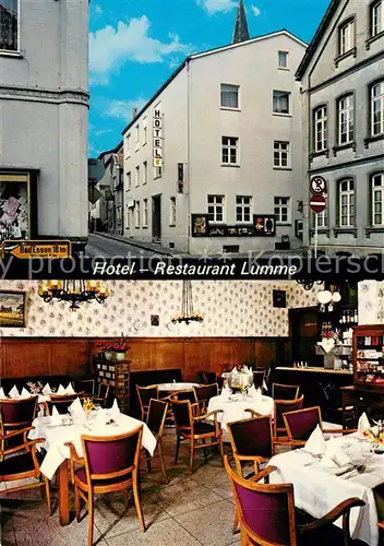 AK / Ansichtskarte Bad_Melle_Osnabrueck Hotel Restaurant Lumme Bad_Melle_Osnabrueck