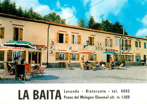 AK / Ansichtskarte Calizzano La Baita Bar Ristorante Passo del Melogno Calizzano