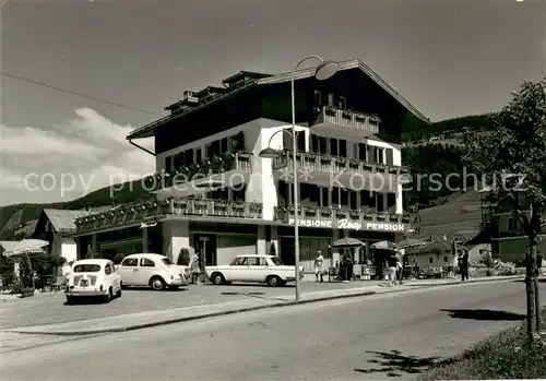 AK / Ansichtskarte Dobbiaco_Pustertal_Suedtirol Pension Bar Taverne Modehaus Resy Dobbiaco_Pustertal