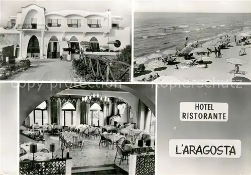 AK / Ansichtskarte Marelago_di_Sabaudia Hotel Ristorante l Aragosta Spiaggia 