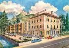 AK / Ansichtskarte Riva_del_Garda Hotel Astoria Illustration Kuenstlerkarte Riva_del_Garda