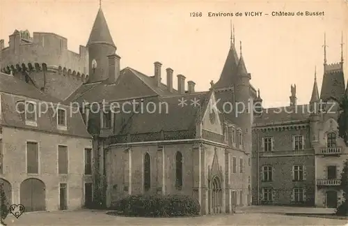 AK / Ansichtskarte Vichy_Allier Chateau de Busset Vichy Allier