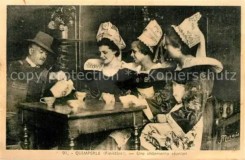 AK / Ansichtskarte Quimperle Une charmante reunion Quimperle