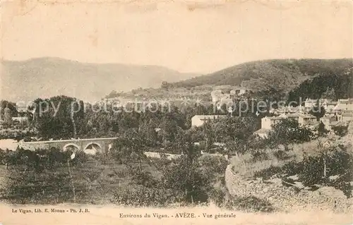 AK / Ansichtskarte Aveze_Gard Vue generale Aveze_Gard