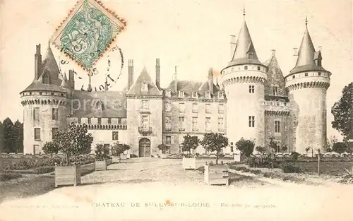 AK / Ansichtskarte Sully sur Loire Chateau Facade principale Sully sur Loire