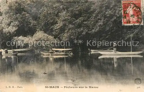 AK / Ansichtskarte Saint Maur des Fosses Pecheurs sur la Marne Saint Maur des Fosses