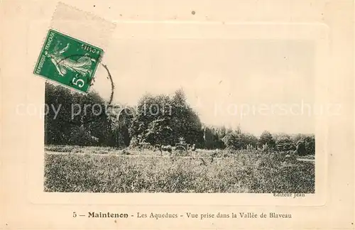 AK / Ansichtskarte Maintenon Les Aqueducs Vue prise dans la Vallee de Blaveau Maintenon