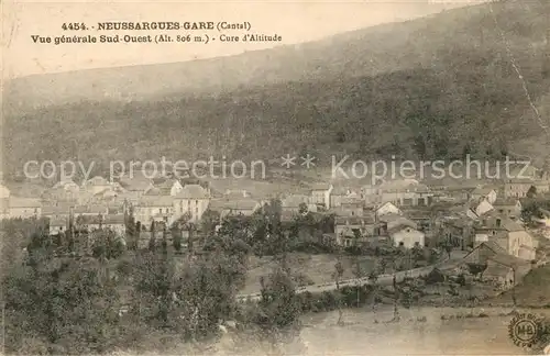 AK / Ansichtskarte Neussargues Moissac Vue generale Sud Ouest Cure d Altitude Neussargues Moissac