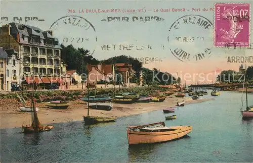 AK / Ansichtskarte La_Baule_sur_Mer Le Quai Benoit Port du Pecheurs La_Baule_sur_Mer