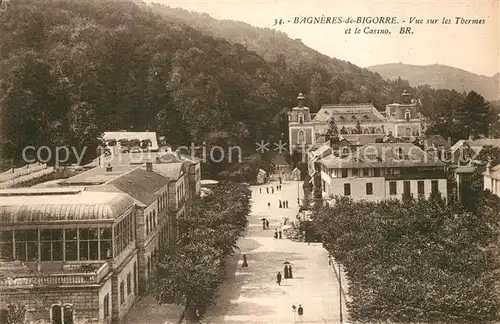 AK / Ansichtskarte Bagneres de Bigorre Vue sur les Thermes et le Casino Bagneres de Bigorre