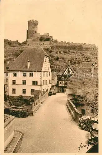 AK / Ansichtskarte Kaysersberg_Haut_Rhin Ruines du Chateau Le Musee et le Pont fortifie Kaysersberg_Haut_Rhin