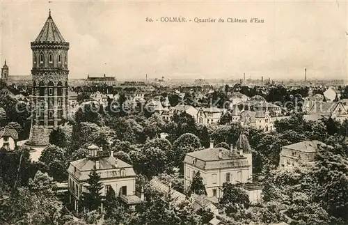 AK / Ansichtskarte Colmar_Haut_Rhin_Elsass Quartier du Chateau d Eau Colmar_Haut_Rhin_Elsass