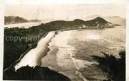 AK / Ansichtskarte Santos_Brazil Guaruja Praia 