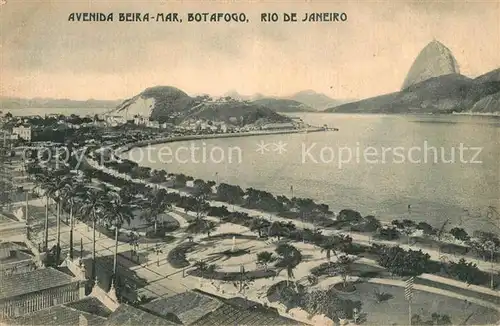 AK / Ansichtskarte Rio_de_Janeiro Avenida Beira Mar Botafogo Rio_de_Janeiro