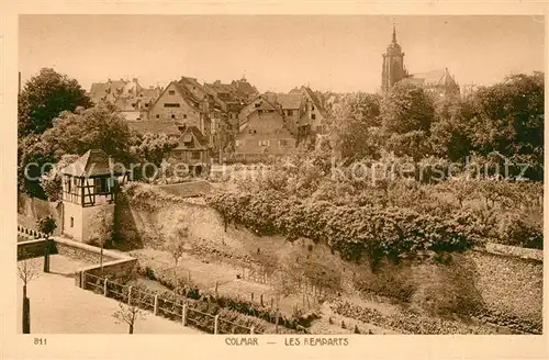 AK / Ansichtskarte Colmar_Haut_Rhin_Elsass Les Remparts Colmar_Haut_Rhin_Elsass