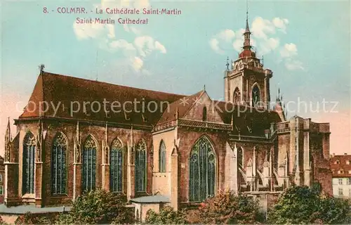 AK / Ansichtskarte Colmar_Haut_Rhin_Elsass La Cathedrale Saint Martin  Colmar_Haut_Rhin_Elsass