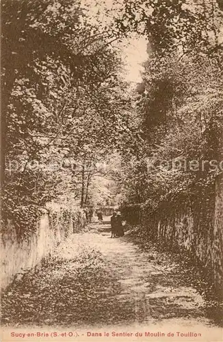AK / Ansichtskarte Sucy en Brie Dans le Sentier du Moulin de Touillon Sucy en Brie