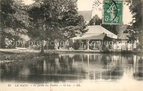 AK / Ansichtskarte Le_Mans_Sarthe Le Jardin des Plantes Le Lac Le_Mans_Sarthe