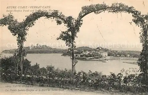 AK / Ansichtskarte Cote_d_Azur La Pointe Sainte Hospice et le Port de Saint Jean Cote_d_Azur