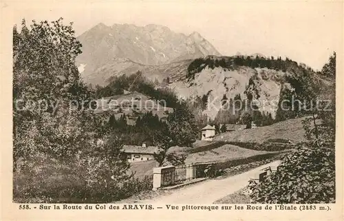AK / Ansichtskarte Aravis Vue pittoresque sur les Rocs de l Etale Aravis