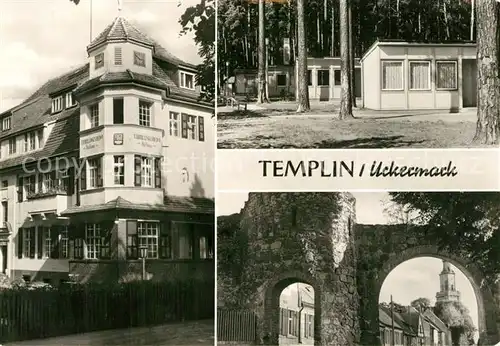 AK / Ansichtskarte Templin FDGB Erholungsheim Aufbau Details Templin