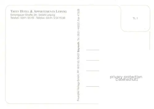 AK / Ansichtskarte Leipzig Treff Hotel Zimmer Gaststube Bar Leipzig