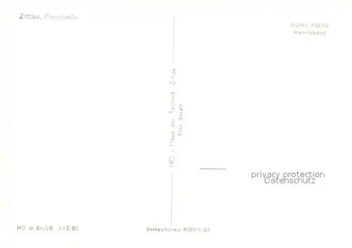 AK / Ansichtskarte Zittau Pfarrstrasse Zittau