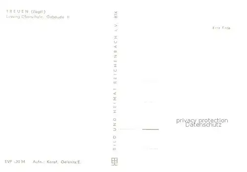 AK / Ansichtskarte Treuen Lessing Oberschule Treuen