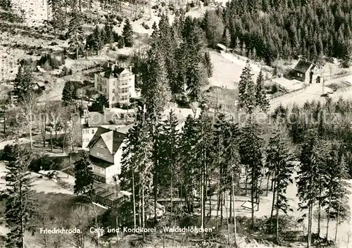 AK / Ansichtskarte Friedrichroda Cafe und Konditorei Waldschloesschen Friedrichroda