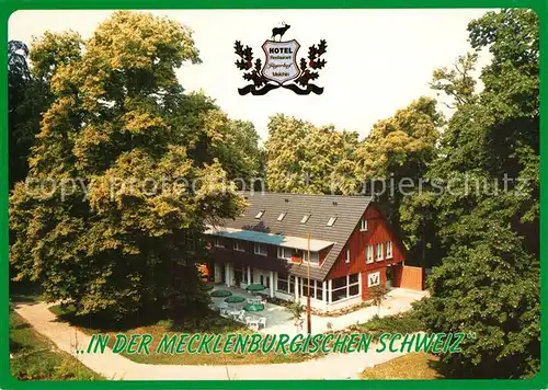 AK / Ansichtskarte Malchin_Demmin Hotel Restaurant Jaegerhof Malchin Demmin