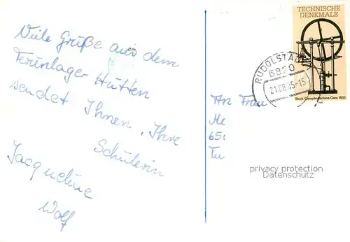 AK / Ansichtskarte Greiz_Thueringen Betriebsferienlager Freundschaft Brahmetal Gastraeume Greiz Thueringen