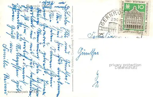 AK / Ansichtskarte Gernrode_Harz FDGB Heim Freundschaft Gernrode Harz