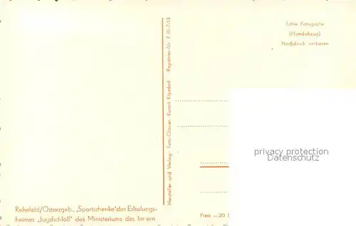 AK / Ansichtskarte Rehefeld Zaunhaus Sportschenke des Erholungsheimes Jagdschloss  Rehefeld Zaunhaus