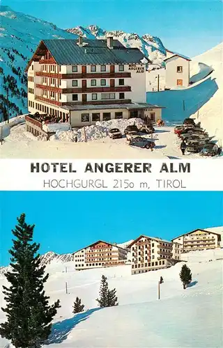 AK / Ansichtskarte Hochgurgl Hotel Angerer Alm Wintersportplatz Alpen Hochgurgl
