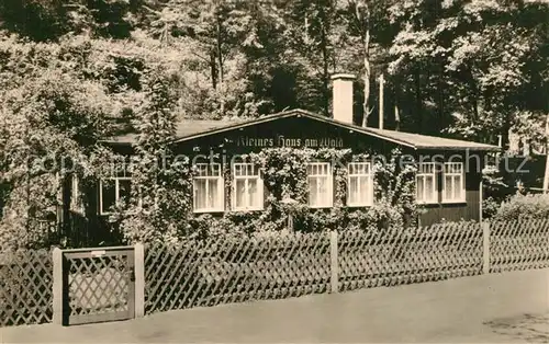 AK / Ansichtskarte Ilfeld_Suedharz FDGB Vertragshaus Kleines Haus am Wald Ilfeld Suedharz